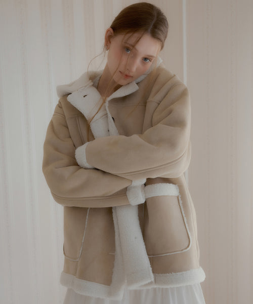 Bailey Hood Mustang Coat (Beige)