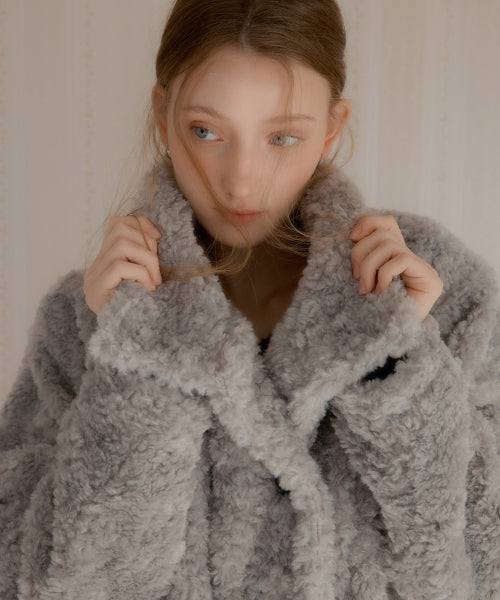 Schiff's Double Burton Fur Jacket (Gray)