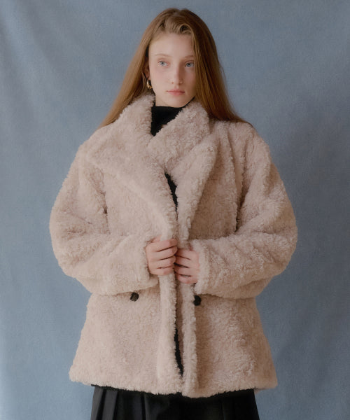 Schiff's Double Burton Fur Jacket (Ivory)