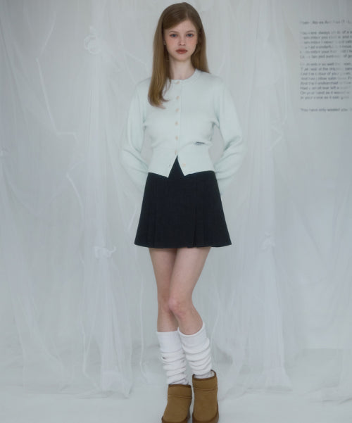 Soft Nut Button Cardigan [Mint]