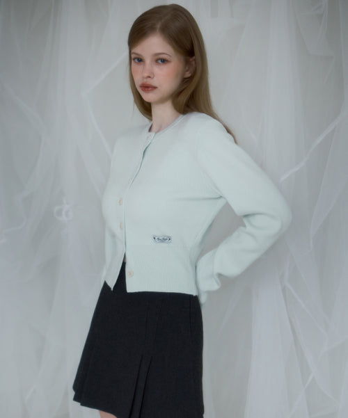 Soft Nut Button Cardigan [Mint]