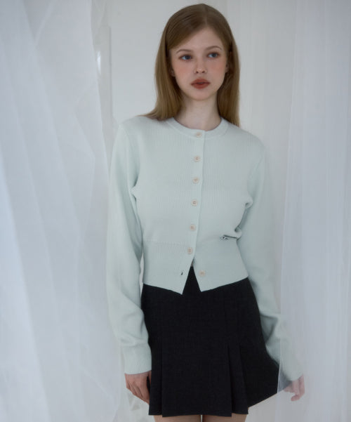 Soft Nut Button Cardigan [Mint]