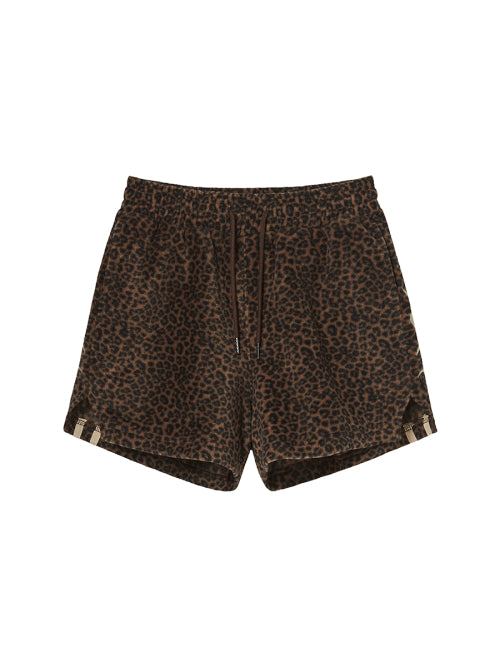 P.O.M FLUFFY SHORTS BROWN