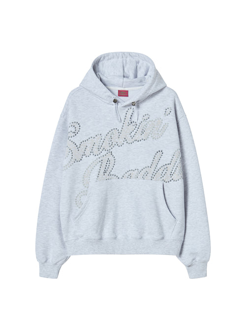 SMOKIN BADDIE HOODIE HEATHER GREY