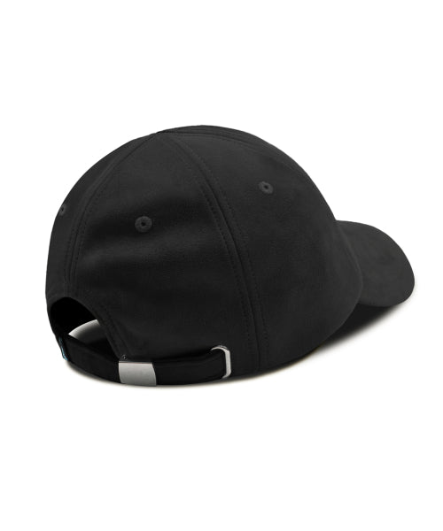 GC073 Hair Orly Applique Suede Ball Cap (BLACK)