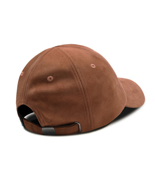 GC073 Hairy Applique Suede Ball Cap (BROWN)