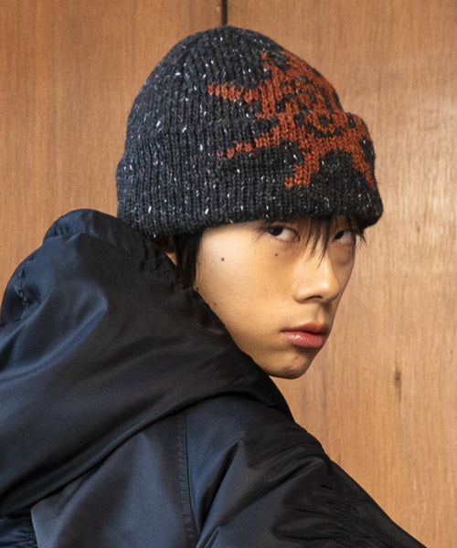 GC070 Sun Flare Gradation Knit Vinny (BLACK)