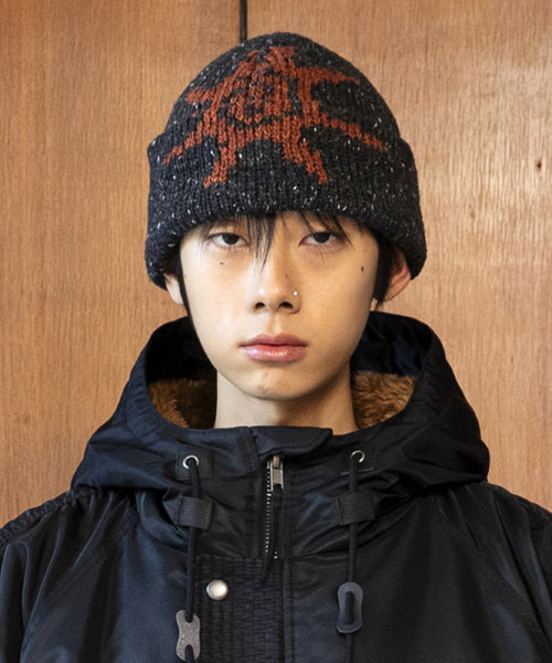 GC070 Sun Flare Gradation Knit Vinny (BLACK)