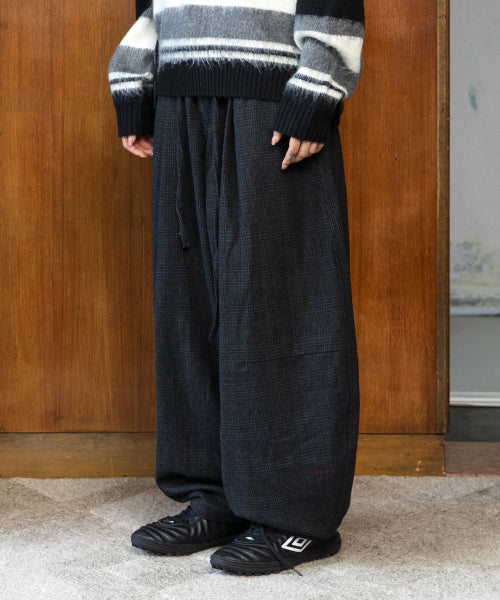 GP176 Wide Balloon Wool Pants (GRAY)