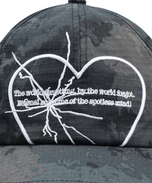 GC039 Camouflage Sunshine Heart Trapper Cap (BLACK CAMO)