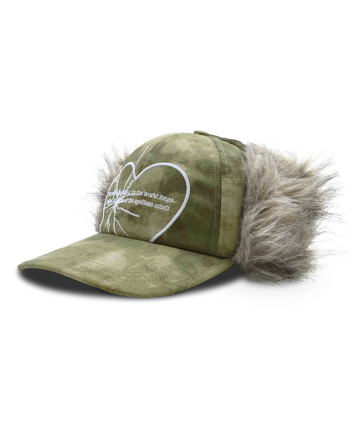 GC039 Camouflage Sunshine Heart Trapper Cap (CAMO)