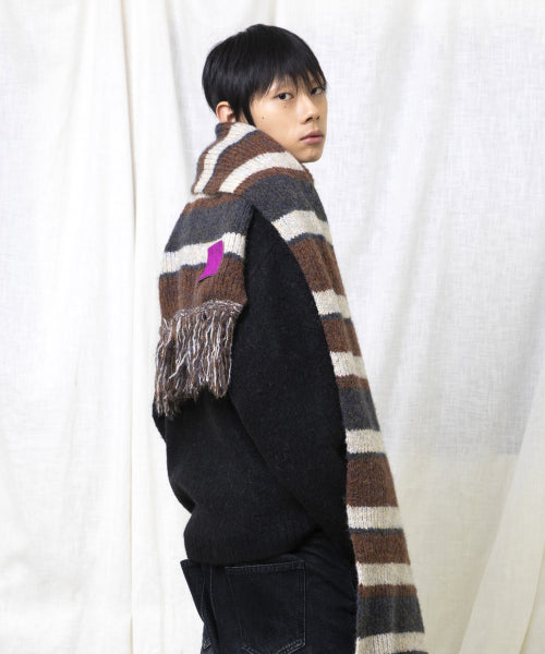 GAC031 Multi-Color Tackle muffler (BROWN)