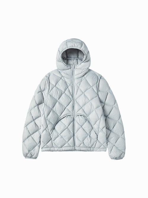 LIGHTWEIGHT QUILTED DUCK DOWN JACKET (3COLOR)