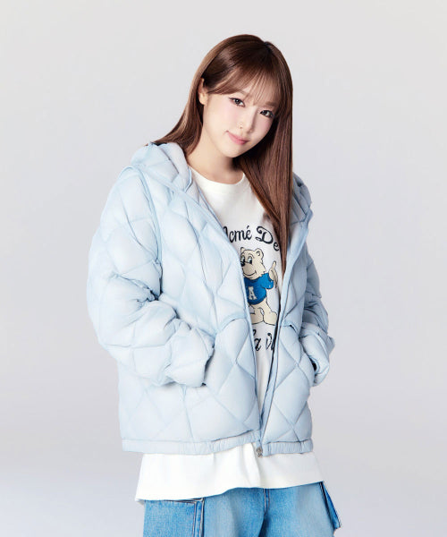LIGHTWEIGHT QUILTED DUCK DOWN JACKET (3COLOR)