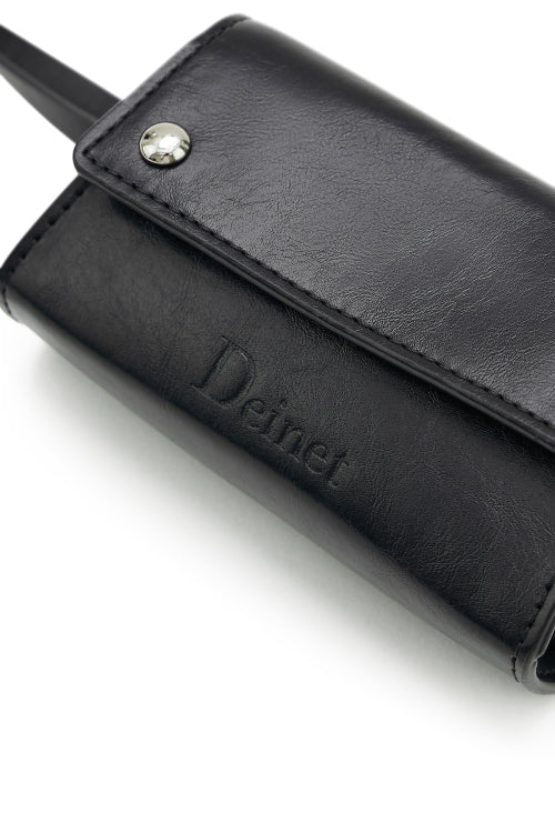 LIPSTICK CASE CHARM IN BLACK