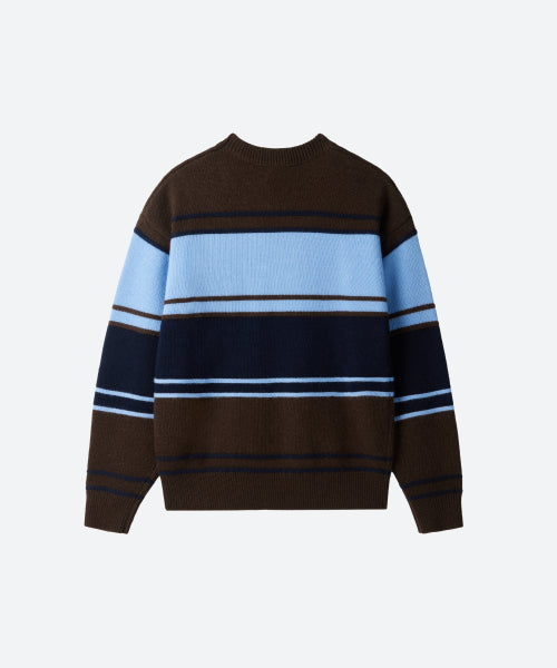 M.C UNISEX, Color Block Knit / Brown