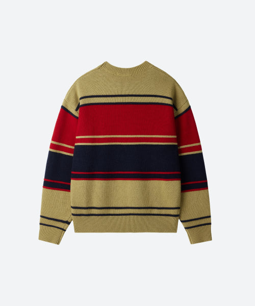 M.C UNISEX, Color Block Knit / Beige