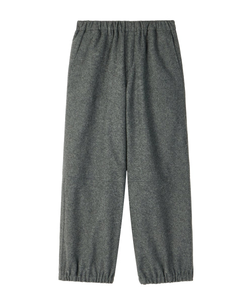 UNISEX, Side Zip Wool Sweat Pants / Gray