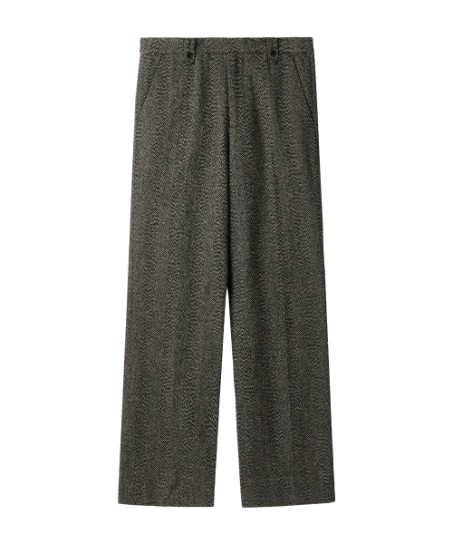 UNISEX, Herringbone Slacks / Brown