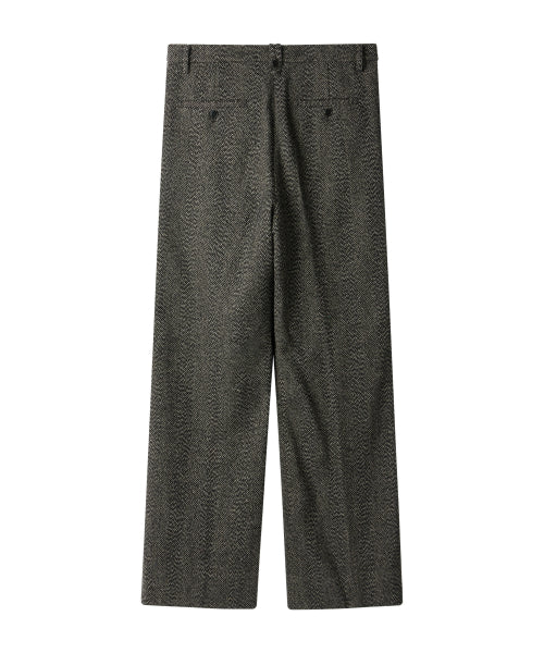 UNISEX, Herringbone Slacks / Brown