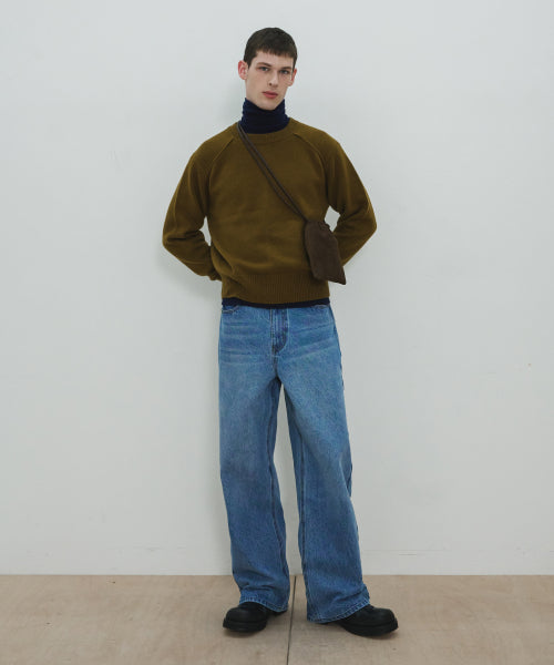 UNISEX, Loose-Fit Denim Pants / Light indigo