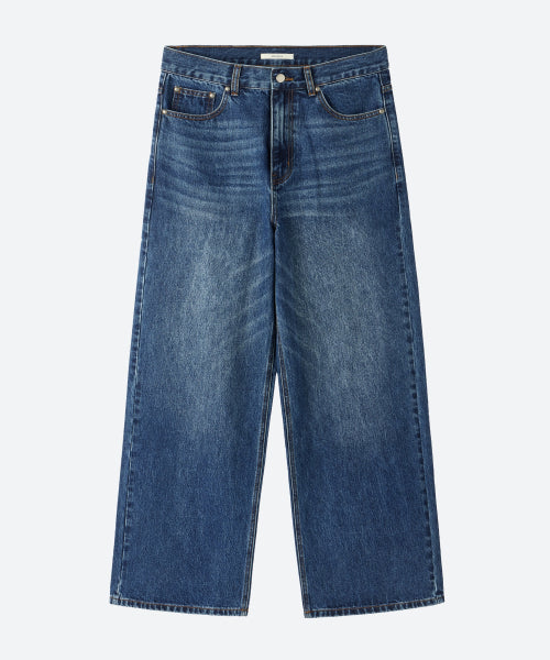 MJ UNISEX, Loose-Fit Denim Pants / Dark indigo