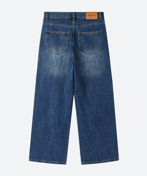 MJ UNISEX, Loose-Fit Denim Pants / Dark indigo