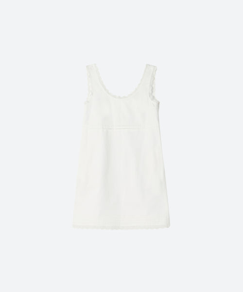 MJ Cotton Lace Dress / White