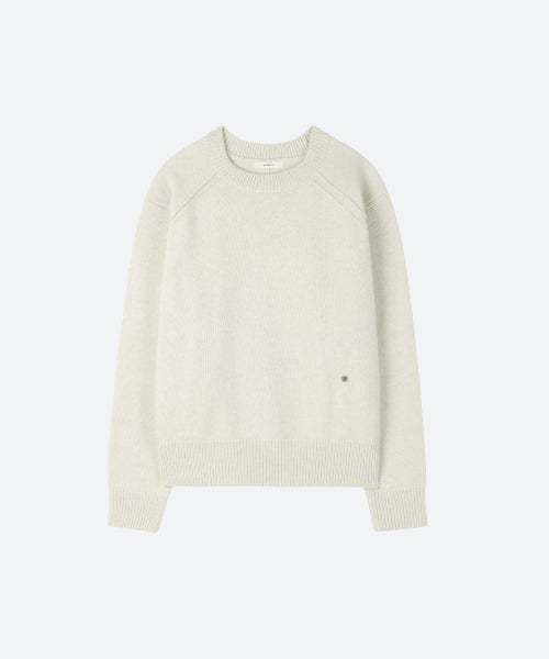 UNISEX, Pin Tuck Line Knit / Mist