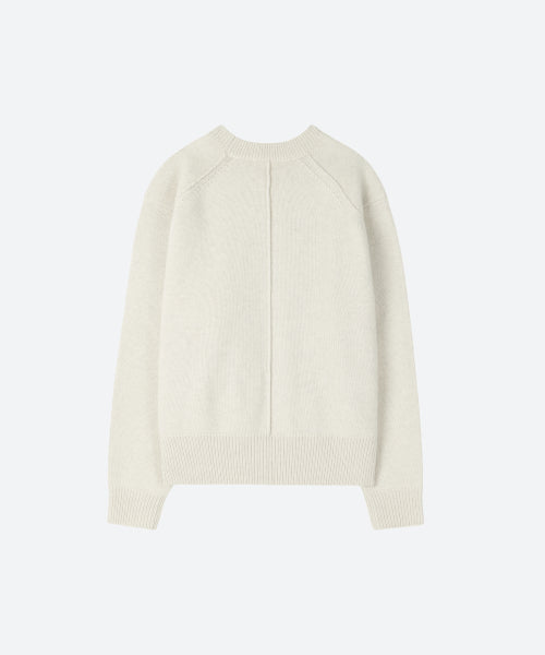 UNISEX, Pin Tuck Line Knit / Mist