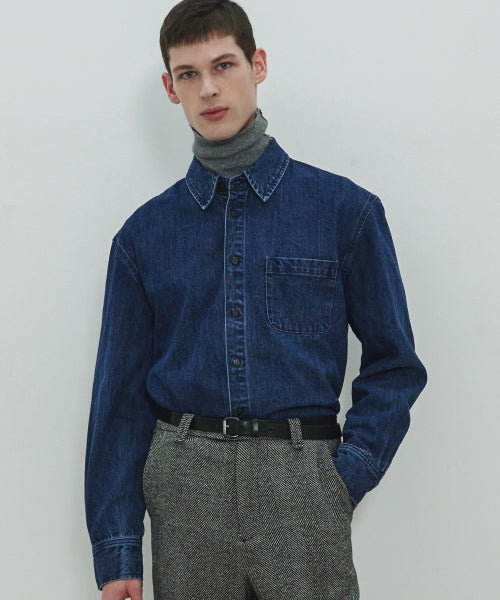 Classic Denim shirt / Dark indigo