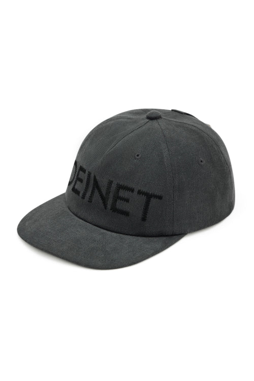 ZIGZAG LOGO MINI BAR DETAIL CAP IN CHARCOAL