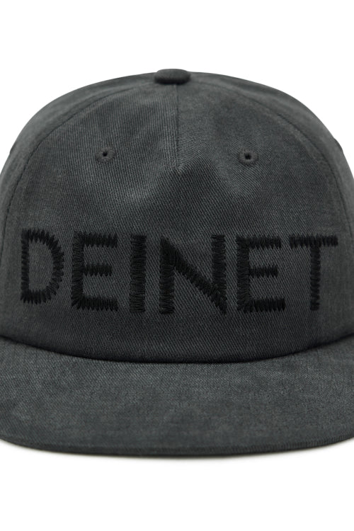 ZIGZAG LOGO MINI BAR DETAIL CAP IN CHARCOAL