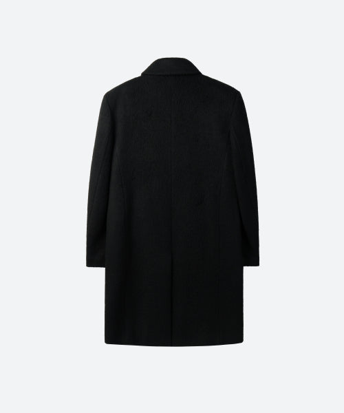 UNISEX, Wool Classic Mac Coat / Black