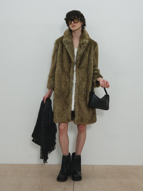 MJ Carrie Fur Coat / Brown