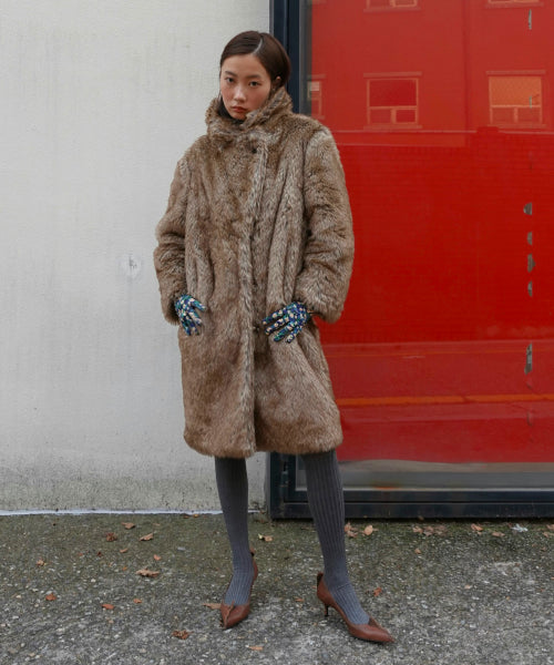 MJ Carrie Fur Coat / Brown