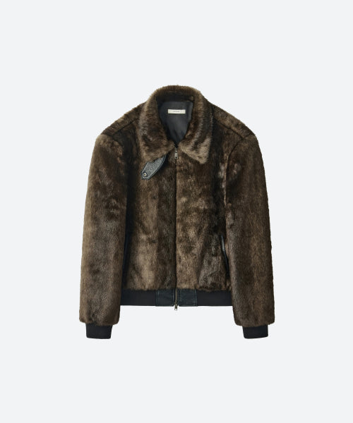 UNISEX, Mink Fur Blouson Jacket / Brown