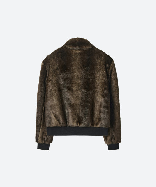 UNISEX, Mink Fur Blouson Jacket / Brown