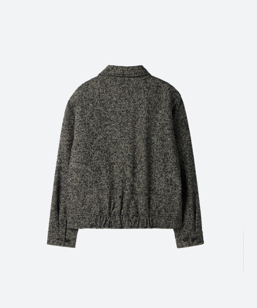 UNISEX, 4 Pocket Wool Blouson / Charcoal