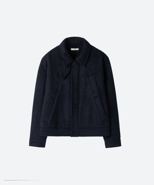 UNISEX, 4 Pocket Wool Blouson / Navy
