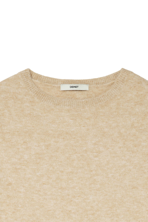 LINE POINT KNIT IN BEIGE