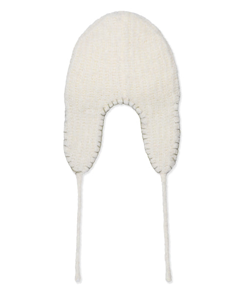 STITCH EARFLAP IVORY(MG2FWMAB34A)