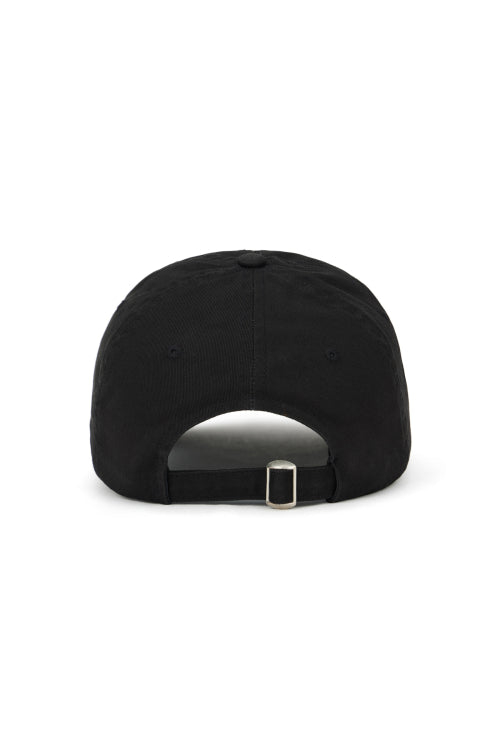 DEINET WASHED LOGO CAP IN BLACK