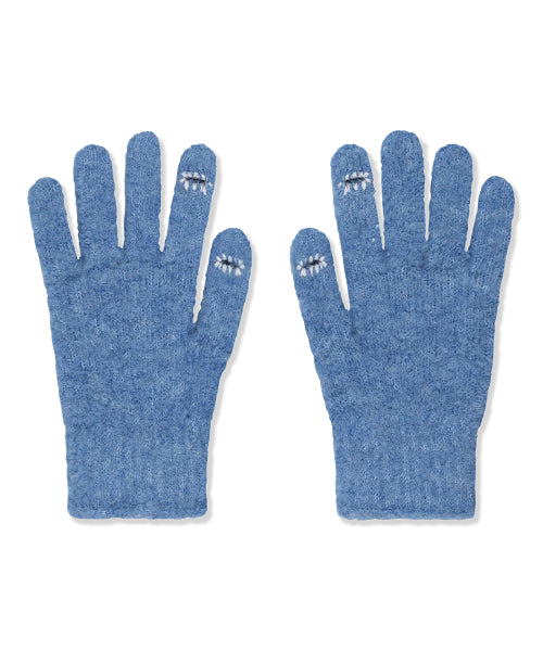 BOUCLE STITCH GLOVE SKYBLUE(MG2FWMAB61A)
