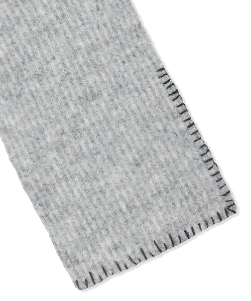 BOUCLE STITCH MUFFLER GREY(MG2FWMAB62A)