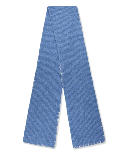 BOUCLE STITCH MUFFLER SKYBLUE(MG2FWMAB62A)