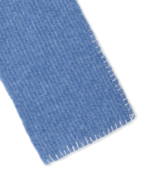 BOUCLE STITCH MUFFLER SKYBLUE(MG2FWMAB62A)
