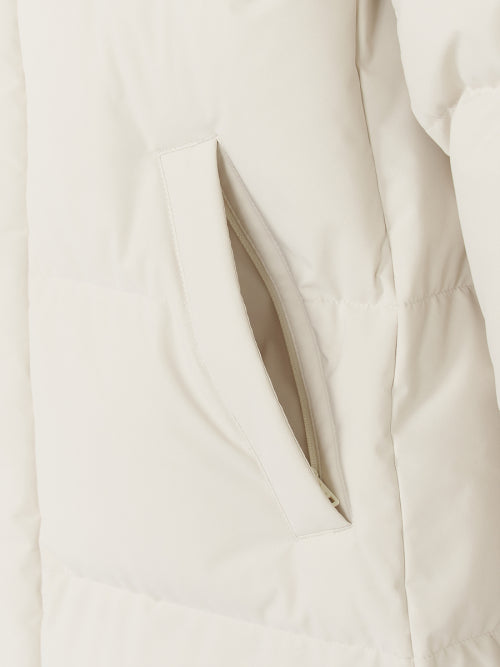 Curved long padded NY (D.Cream)