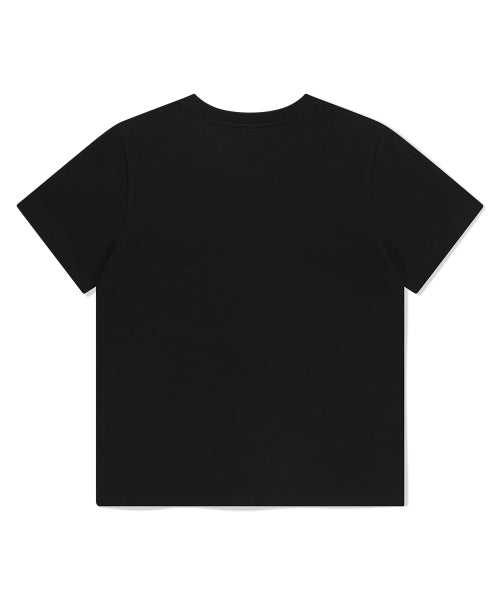 W BASIC LOGO TEE BLACK(MG2GSFT545A)