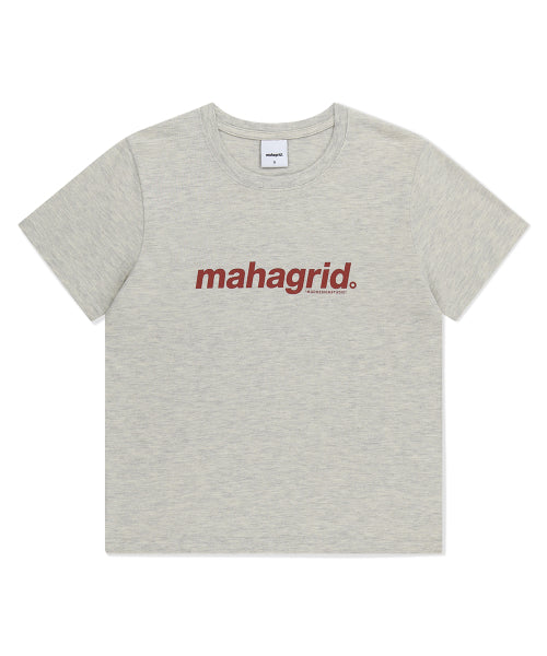 W BASIC LOGO TEE OATMEAL(MG2GSFT545A)